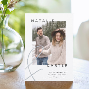 För evigt förenade   Modern fotoförlovning Meddelande