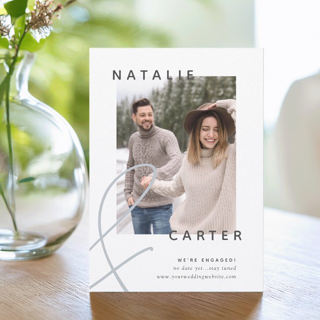 För evigt förenade | Modern fotoförlovning Meddelande (Skapare uppladdad)