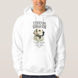 För evigt Golden Retriever Husdjursälskare Design Hoodie