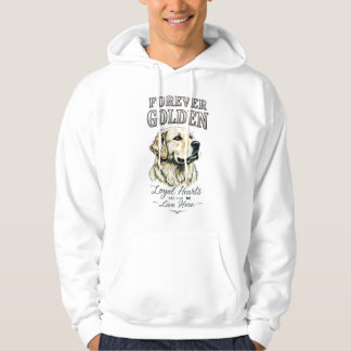 För evigt Golden Retriever Husdjursälskare Design Hoodie