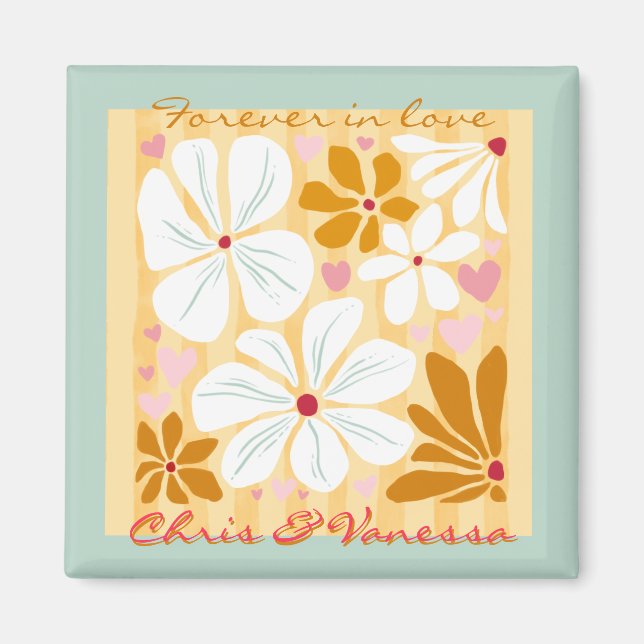 För evigt i kärlek-paret... I kärlek Magnet (Framsidan)