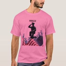 För evigt i vår frihet rosa t shirt