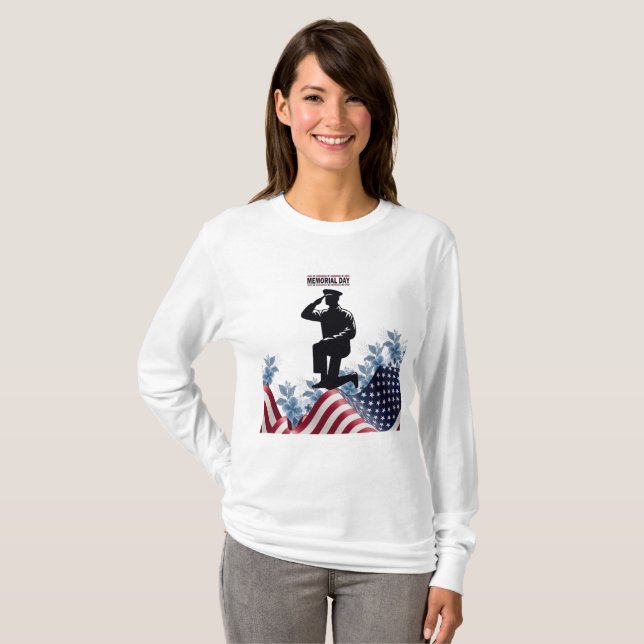 För evigt i vår frihet t shirt (Hel framsida)