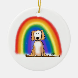 För evigt i vår hjärtaprydnad julgransprydnad keramik