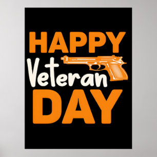 För evigt i vår skuldsatt - Lycklig veteranernas d Poster