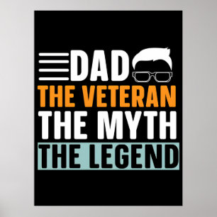 För evigt i vår skuldsatt - Lycklig veteranernas d Poster