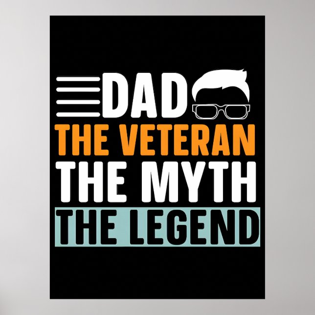 För evigt i vår skuldsatt - Lycklig veteranernas d Poster (Framsidan)