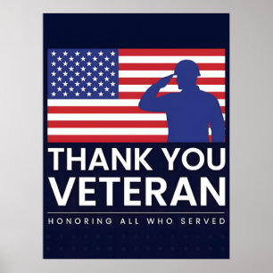 För evigt i vår skuldsatt - Lycklig veteranernas d Poster