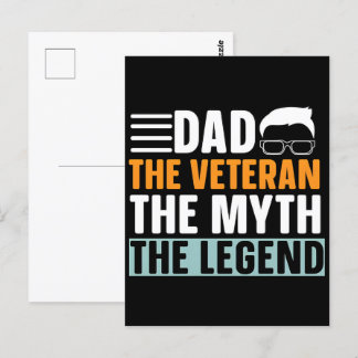 För evigt i vår skuldsatt - Lycklig veteranernas d Vykort