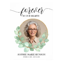 För evigt i våra Hearts Eucalyptus Funeral