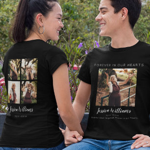 För evigt i våra hjärtan 5 Fotokollage Minness T Shirt