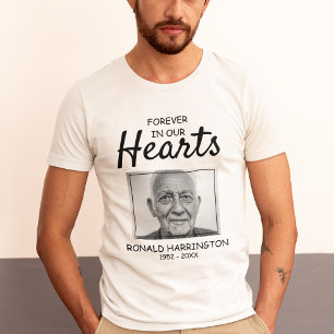 För evigt i våra hjärtan Fotominnesstund T Shirt