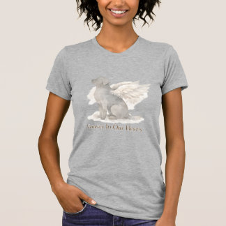 För evigt i våra hjärtan Hundminne T Shirt