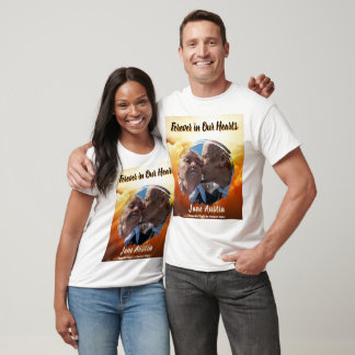 För evigt i våra hjärtan | Personlig minnes Unisex T Shirt
