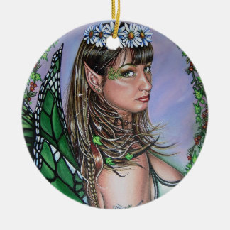 För evigt. julgransprydnad keramik