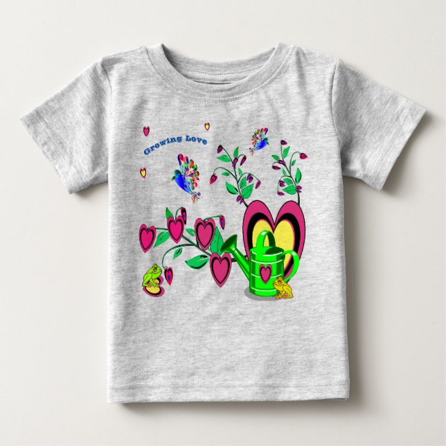 'För evigt' Kärlek -  Baby T-Shirt (Framsida)