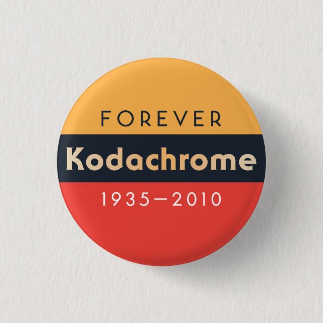 `-`-för evigt Kodachrome: 1935-2010'' knäppas Knapp (Framsida)