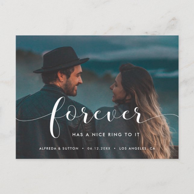 För evigt låter bra Photo Meddelande Vykort (Framsida)