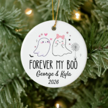För evigt min älskling Spökpar Bröllop Halloween-p