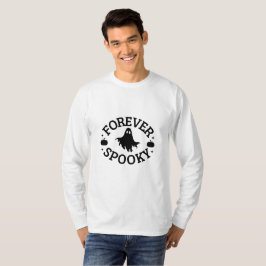 För evigt spöklik Halloween-ghost och pumpor T Shirt