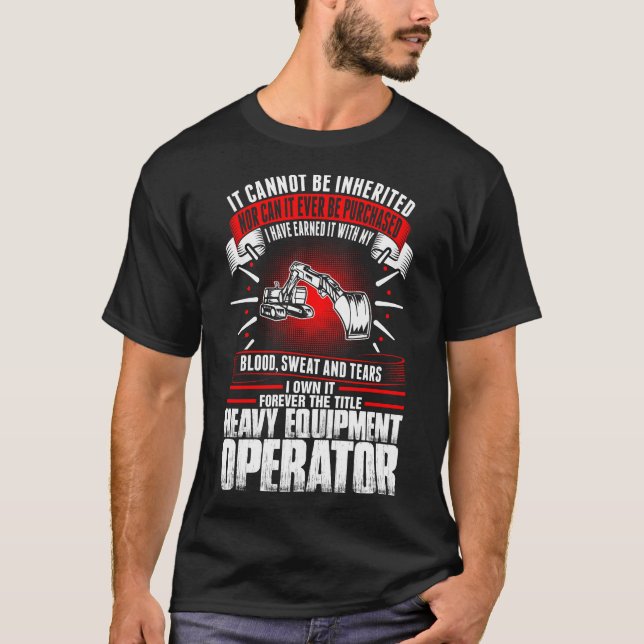 För evigt tshirten för operatör för t shirt (Framsida)