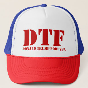 För evigthattar för DTF Donald Trump Truckerkeps