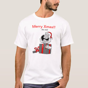 För evigtjulafton med text tee shirt