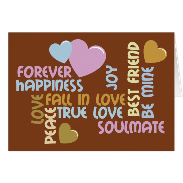 För evigtlycka hälsningskort (Framsidan Horizontal)