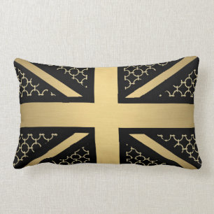 För facklig ringar för ryttare jackflagga för UK Lumbarkudde