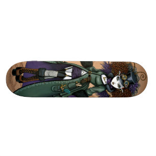 För Fae för tempelVictorianSteampunk vampyr däc Old School Skateboard Bräda 21,6 Cm