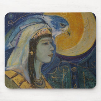 För Falcoln för fantasi egyptisk gudinna Mousepad Musmatta