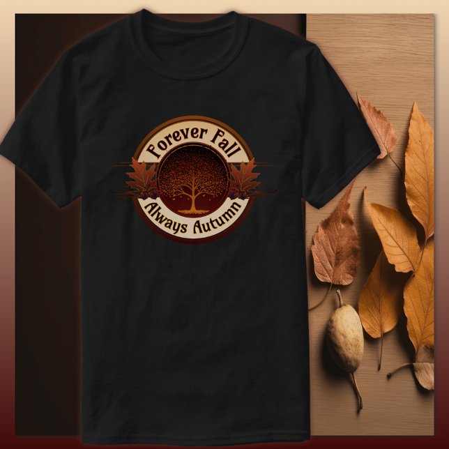 För fallande, alltid Vuxen Hösten Träd T Shirt (Skapare uppladdad)