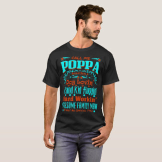 För familjman för Poppa enorm Tshirt för titel T-shirt