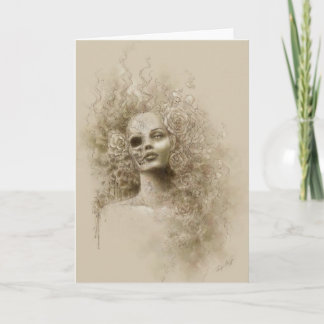 För fantasikonst för Oblivion makabert kort för