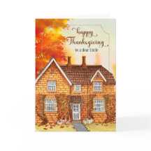 för farbror Thanksgiving - höst