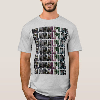 För färgglobalplug för grå färg mång- Tshirt Tröja