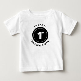För fars dagbaby för lycklig 1st T-tröja T Shirt