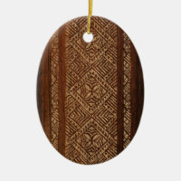 För Fauxträ för samoansk Tapa hawaiansk