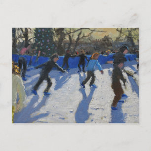 För Fayre för isskaterjul Hyde park mässa Helg Vykort