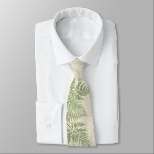 För Fernslöv för vintage botanisk Tie för kons Slips