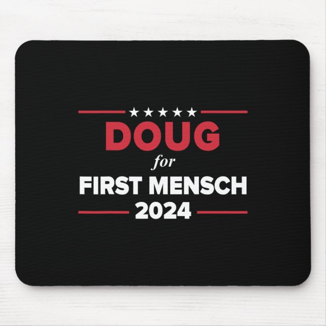 För First Mensch Kamala Doug 2024 Musmatta (Framsidan)