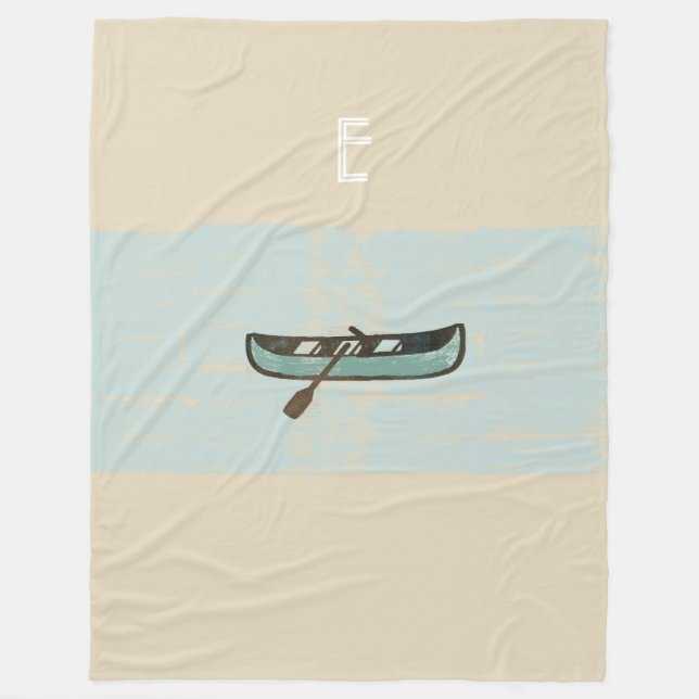 För fiskarefiske för mysig Mint beige filt (Framsidan)