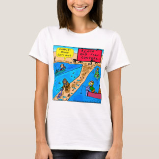 För fisketävling för 980 Moses tecknad T Shirt