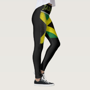 För flaggadamasker för damer Jamaica version 2 Leggings