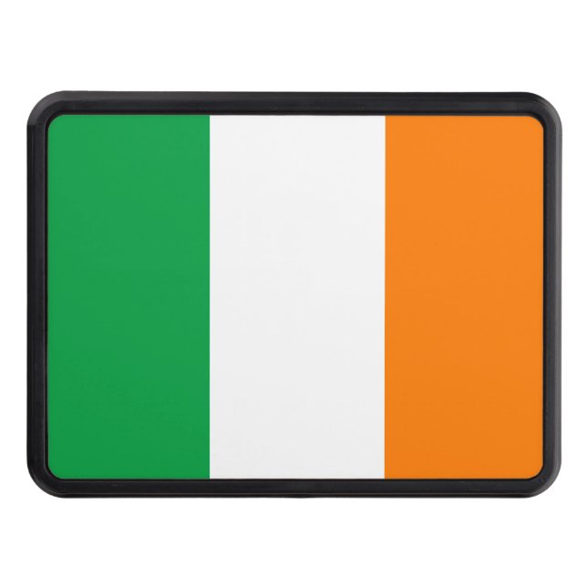 För flaggafärger för St Patricks irländskt släp Dragkroksskydd (Framsidan)