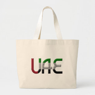 För flaggafärger för UAE United Arab Emirates Jumbo Tygkasse