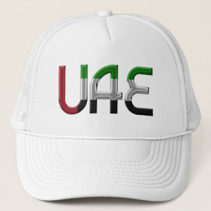 För flaggafärger för UAE United Arab Emirates Keps
