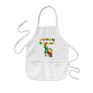 För flicka trädgårdsmästareTshirts och gåvor lite Barnförkläde