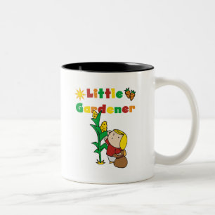 För flicka trädgårdsmästareTshirts och gåvor lite Två-Tonad Mugg
