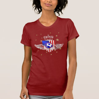 För flickaUS för damer liten och nätt t-skjorta T-shirt